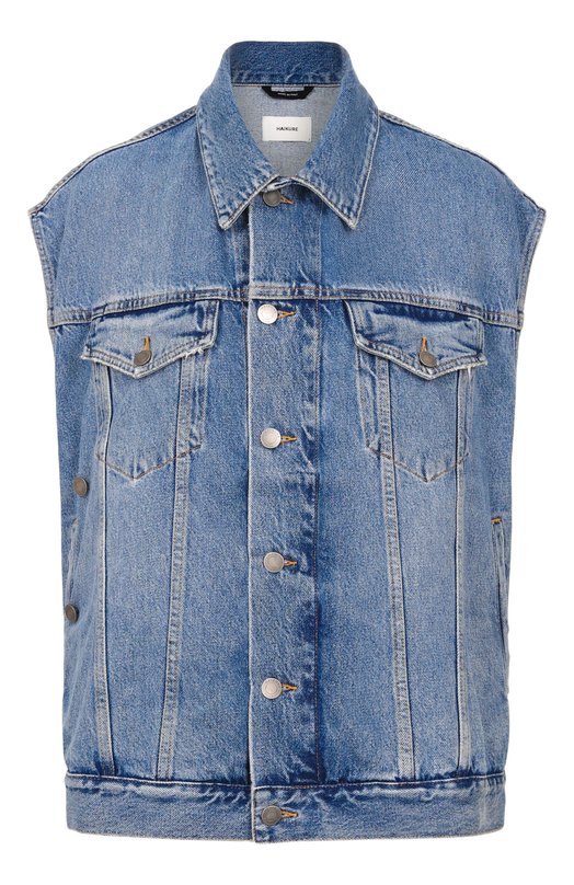 Джинсовый жилет Janette Haikure HEW09123DF106L0909/JANETTE N0RDIC BLUE Голубой HEW09123DF106L0909/JANETTE N0RDIC BLUE