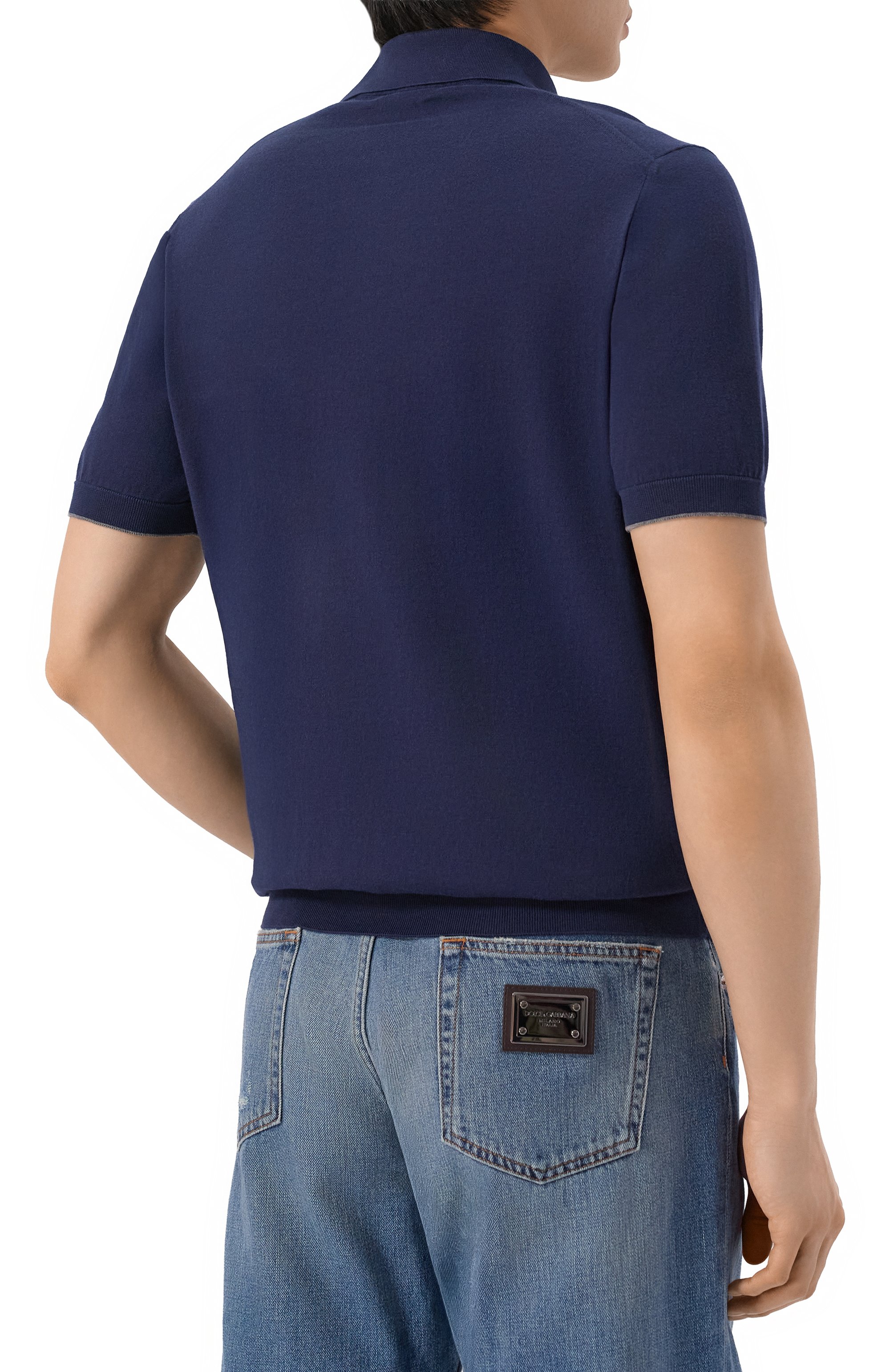 Хлопковое поло BRUNELLO CUCINELLI, арт. M29800125, фото 4