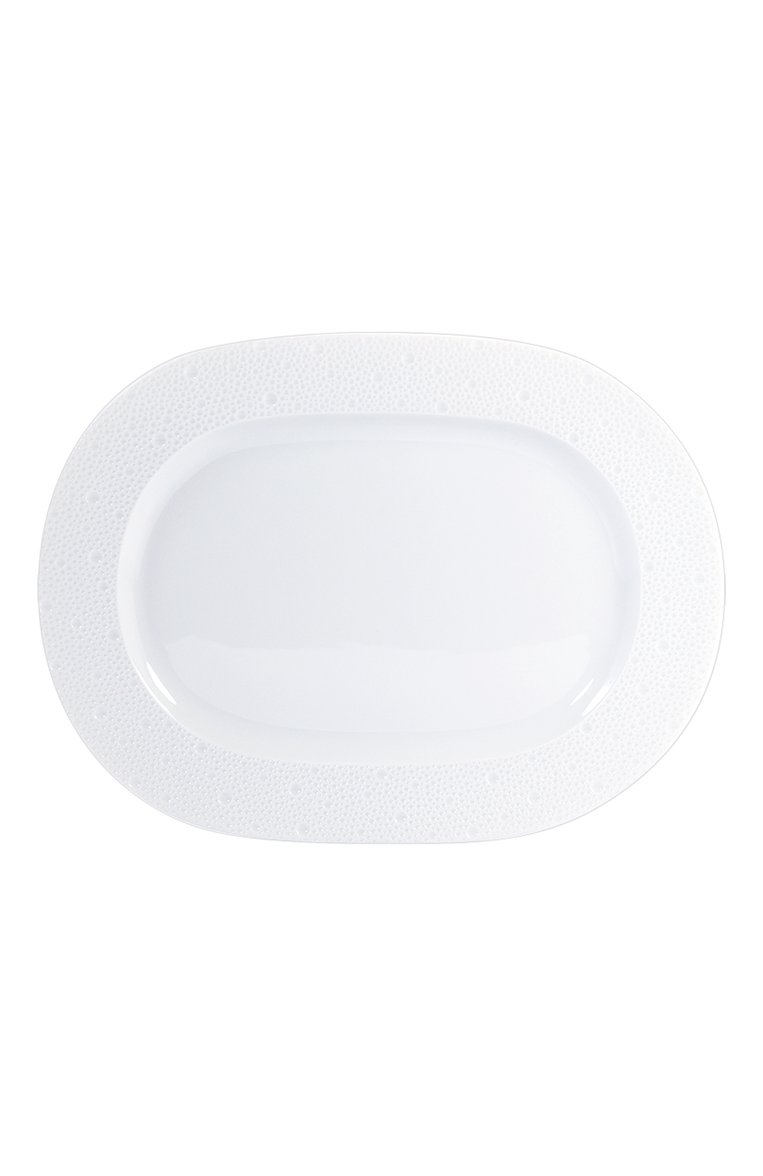 Блюдо ecume white medium BERNARDAUD белого цвета, арт. 0733/21119 | Фото 1 (Статус проверки: Проверена категория; Коллекция: Ecume white; Интерьер Кросс-КТ: Обеденная посуда; Нос: Не проставлено; Региональные ограничения белый список (Axapta Mercury): Не проставлено; Автоматизация Diginetica: Не назначено; Ограничения доставки: fragile-2)