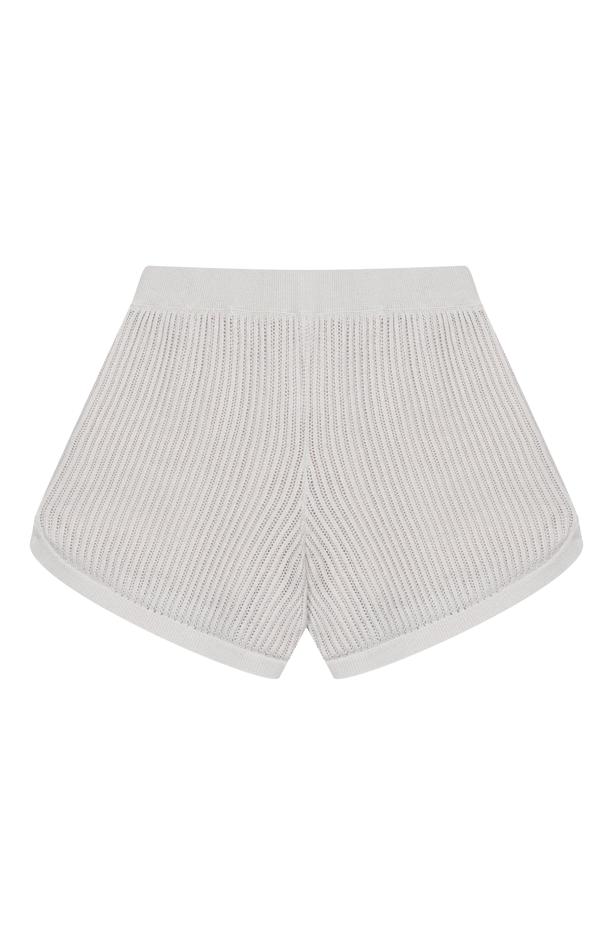 Хлопковые шорты BRUNELLO CUCINELLI светло-серого цвета по цене 56750 руб., арт. BSTM20099A, фото 2 Хлопковые шорты BRUNELLO CUCINELLI, арт. BSTM20099A, фото 2