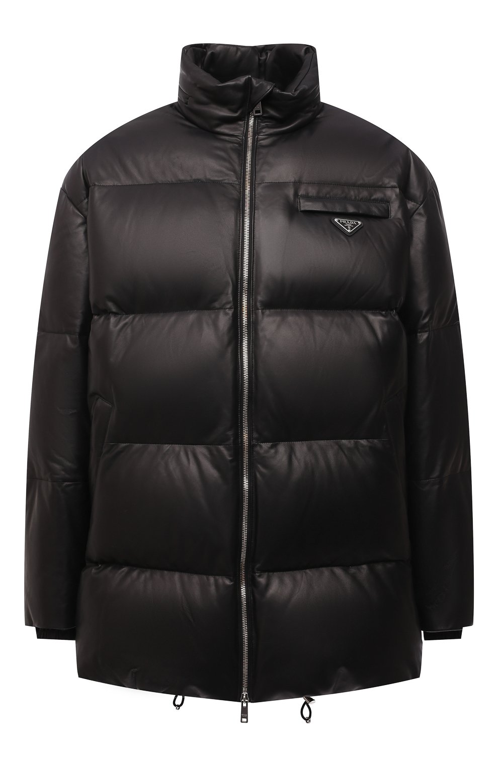 Кожаный пуховик PRADA, арт. UPS559-JHI-F0002, фото 1
