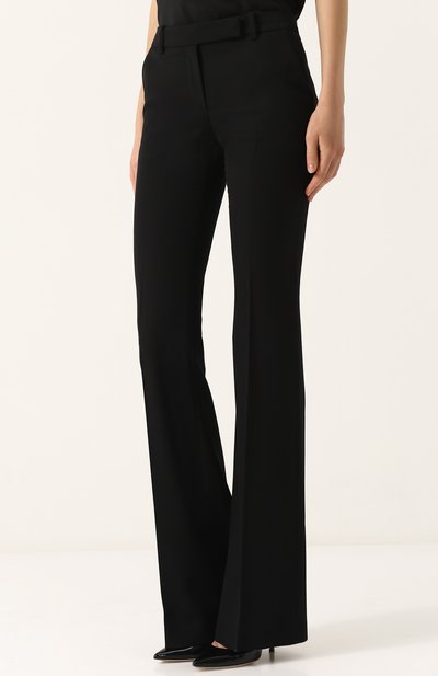Шерстяные расклешенные брюки со стрелками ALEXANDER MCQUEEN, арт. 308721/QKJ12, фото 3