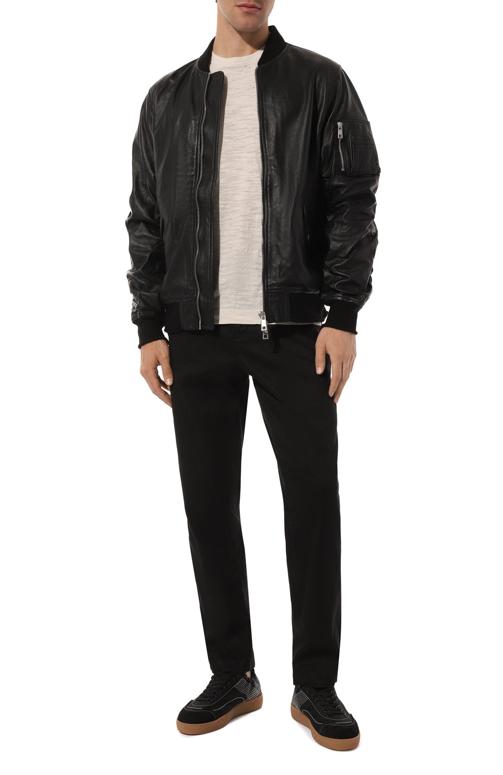 Брюки изо льна и хлопка TRANSIT, арт. CFUTRWF150, фото 2