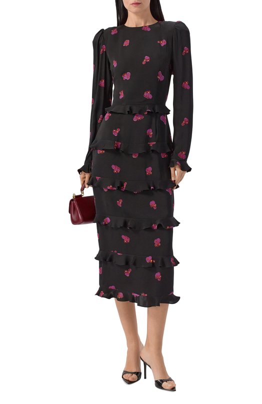 Платье из вискозы Ellyme 00413 Чёрный  00413 Фото 2