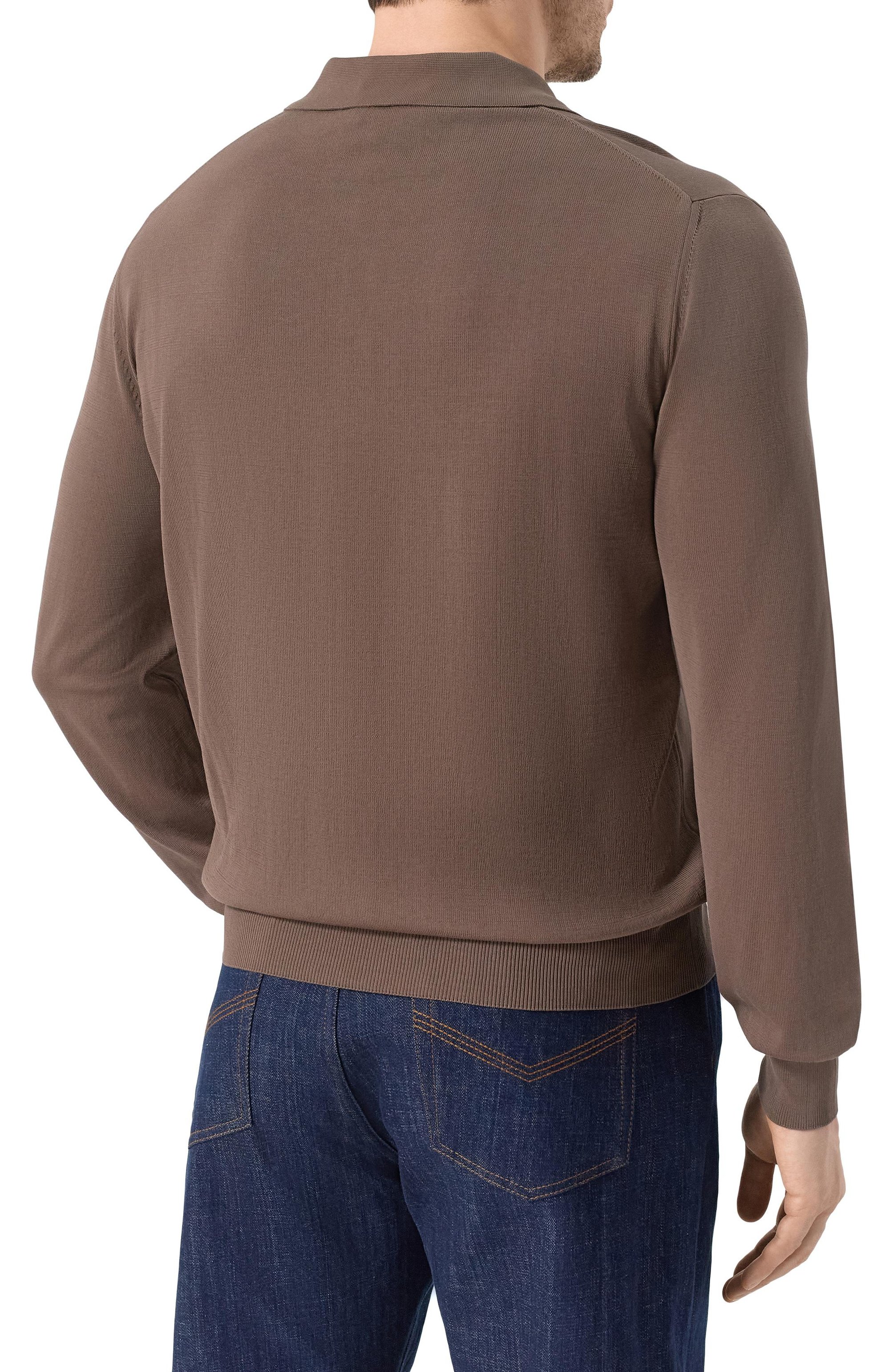 Хлопковое поло CANALI, арт. C0017B/MK02459_001, фото 4