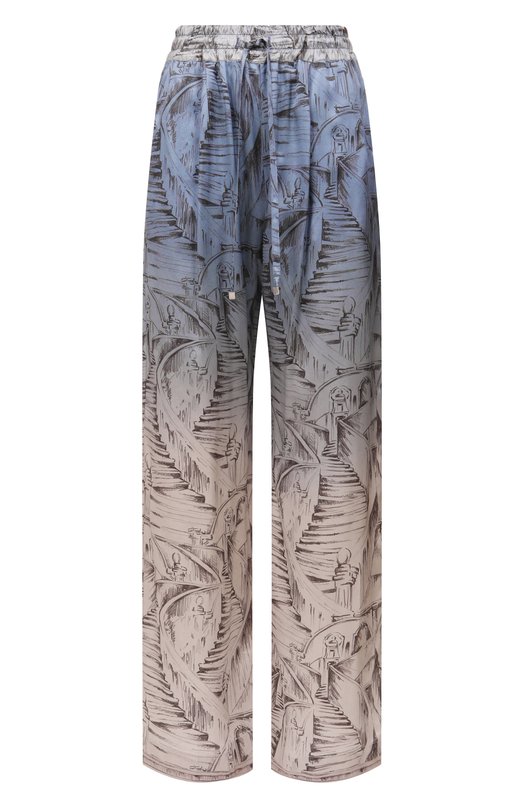 Шелковые брюки Kiton D58115K0585G08 Разноцветный D58115K0585G08