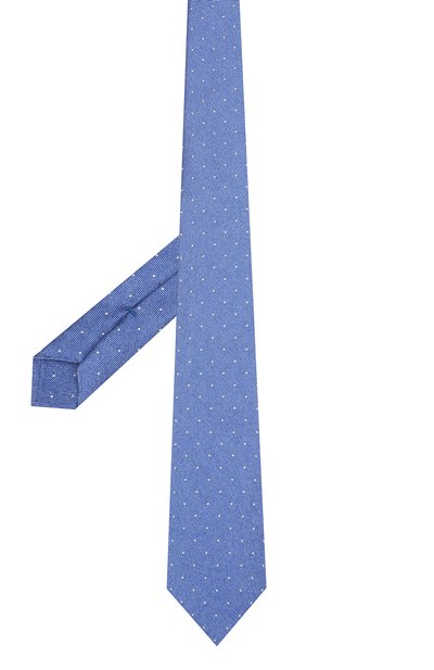 Шелковый галстук ANDREA CAMPAGNA синего цвета по цене 16500 руб., арт. M103890/TIES, фото 2 Шелковый галстук ANDREA CAMPAGNA, арт. M103890/TIES, фото 2