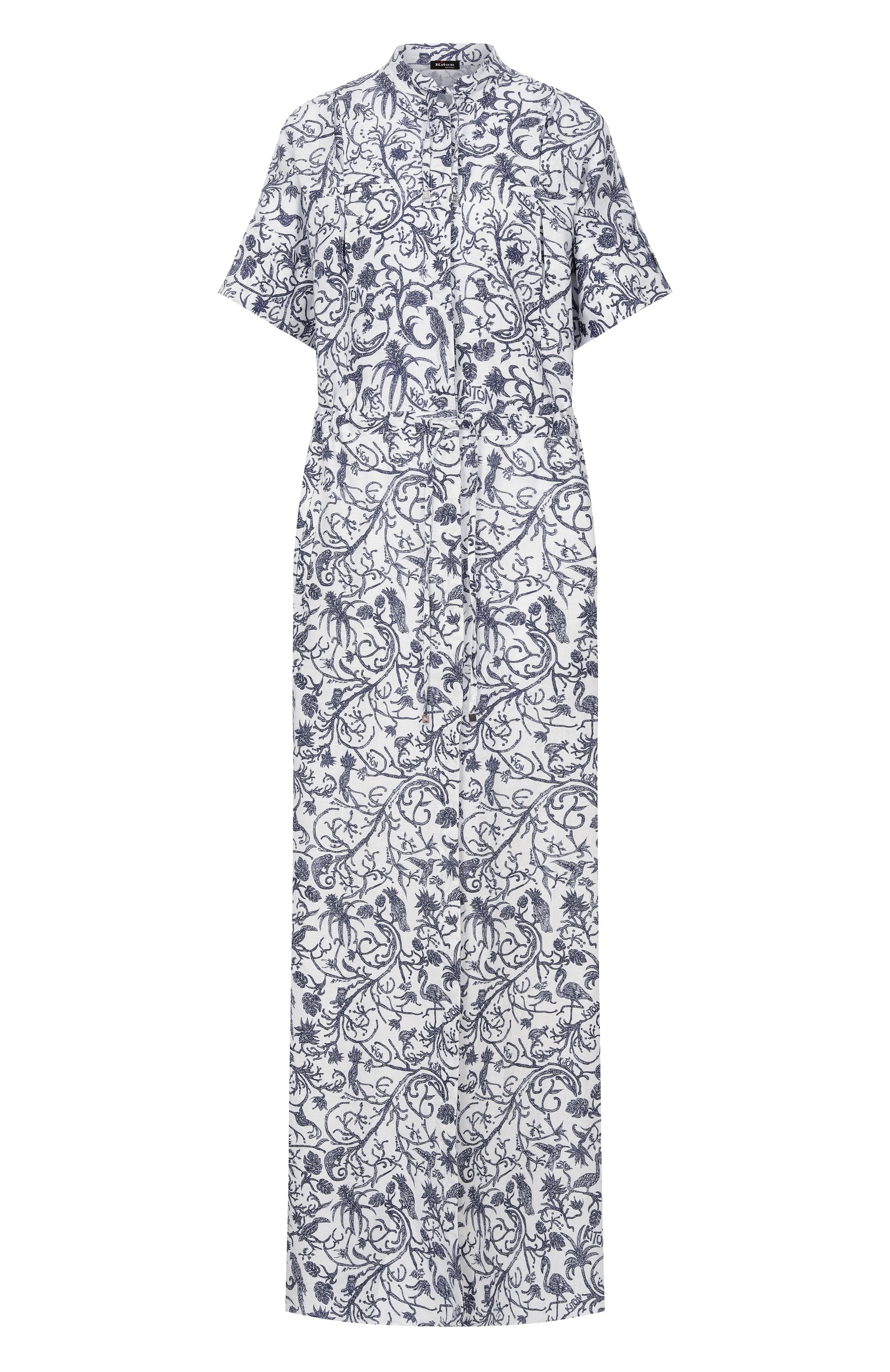 Льняное платье KITON, арт. D53333H08903, фото 1