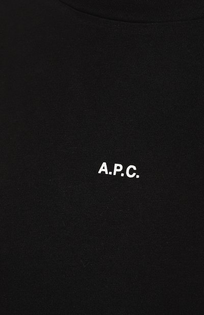 Хлопковая футболка A.P.C., арт. C0EI0-F26937, фото 5