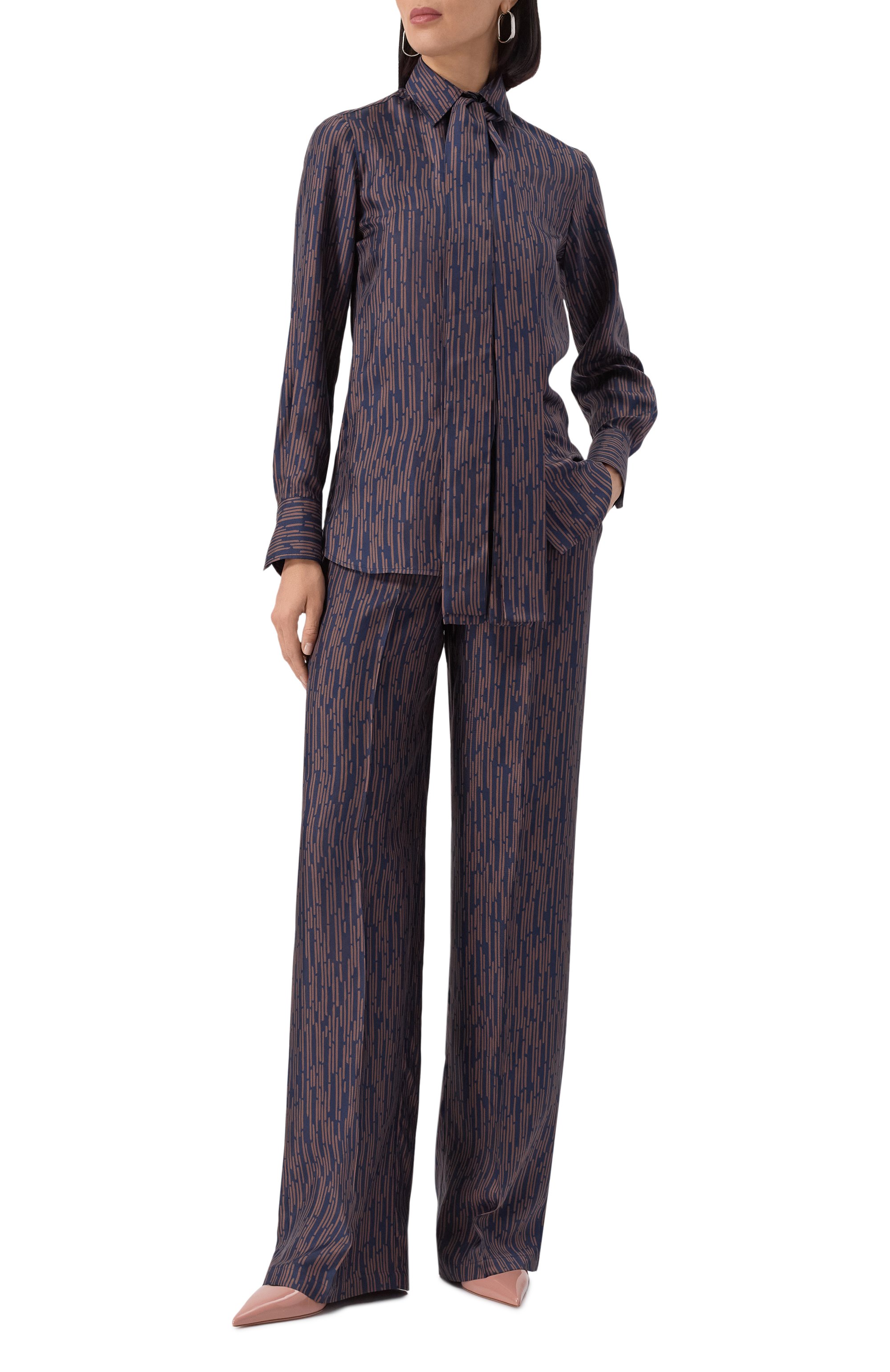 Атласная блузка KITON, арт. D48407, фото 2