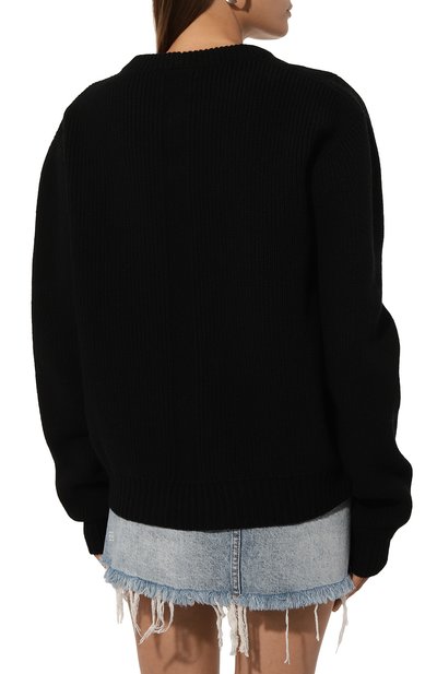 Шерстяной пуловер RICK OWENS, арт. RP02D3646/KWV, фото 4