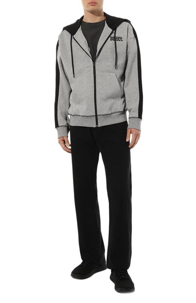 Хлопковая толстовка DIESEL, арт. A11280/0NEAH, фото 2