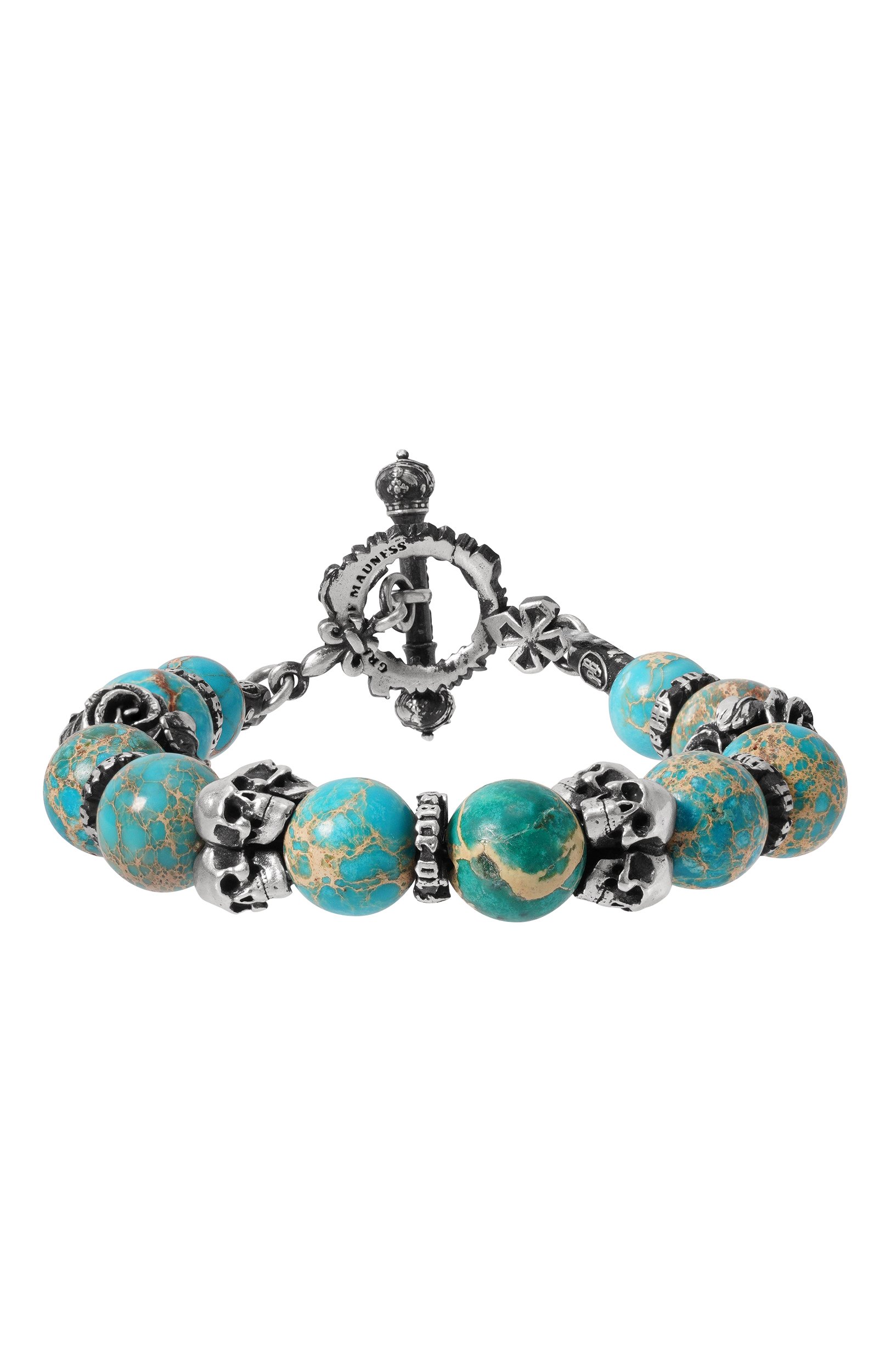 Браслет ангелы и демоны GL JEWELRY бирюзового цвета по цене 33330 руб., арт. PB155A, фото 1 Браслет ангелы и демоны GL JEWELRY, арт. PB155A, фото 1