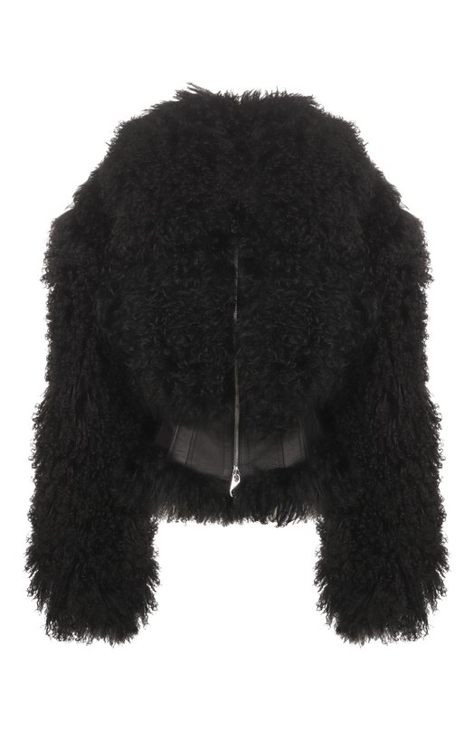 Шуба из овчины Blumarine 4L077A Чёрный 4L077A