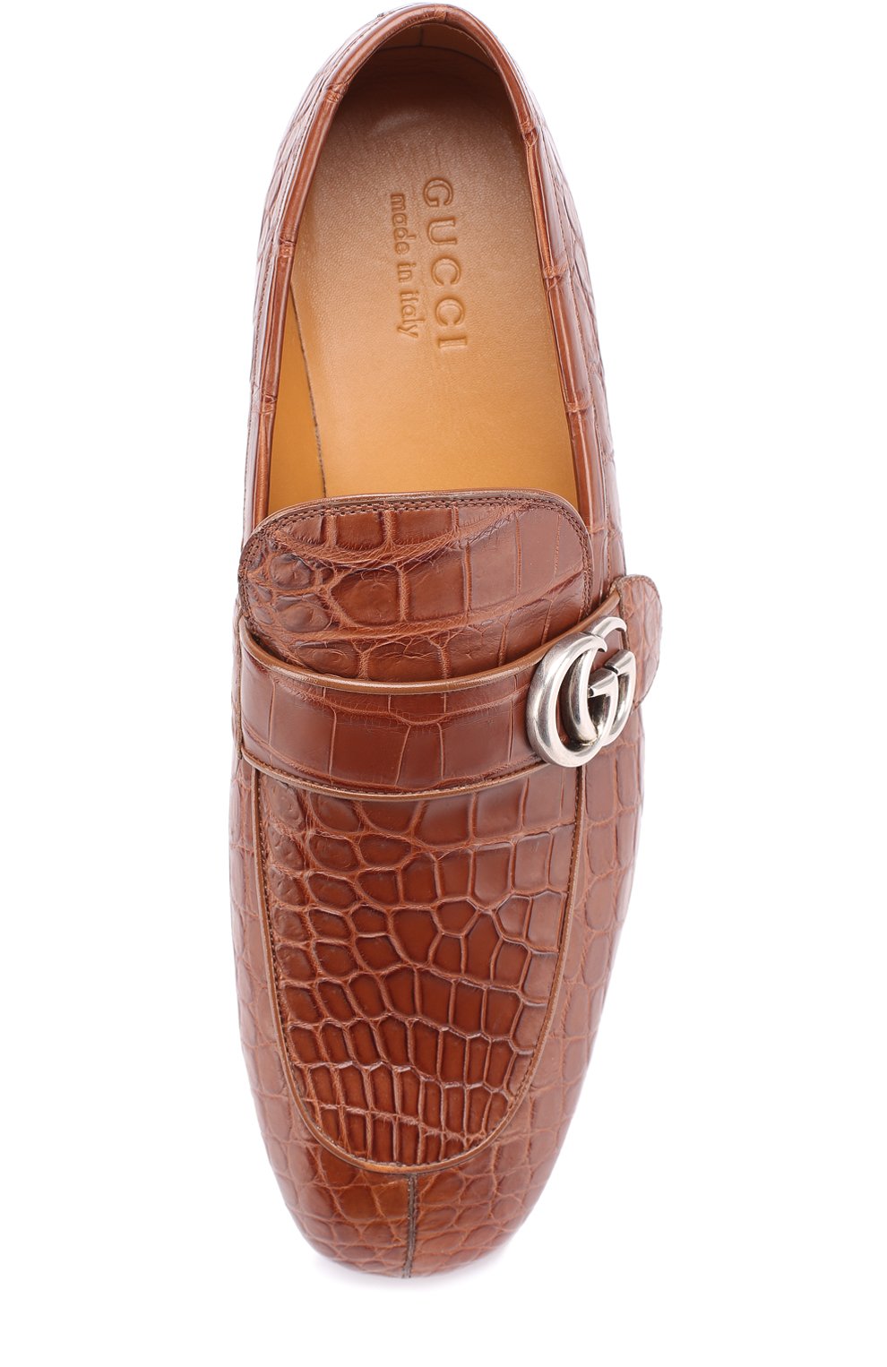 Лоферы из кожи крокодила GUCCI, арт. 450853/EC200, фото 5