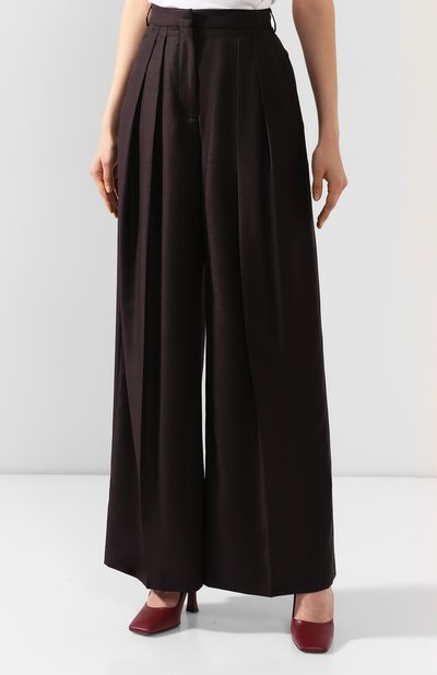 Брюки ACNE STUDIOS фиолетового цвета по цене 39400 руб., арт. AK0155, фото 3 Брюки ACNE STUDIOS, арт. AK0155, фото 3