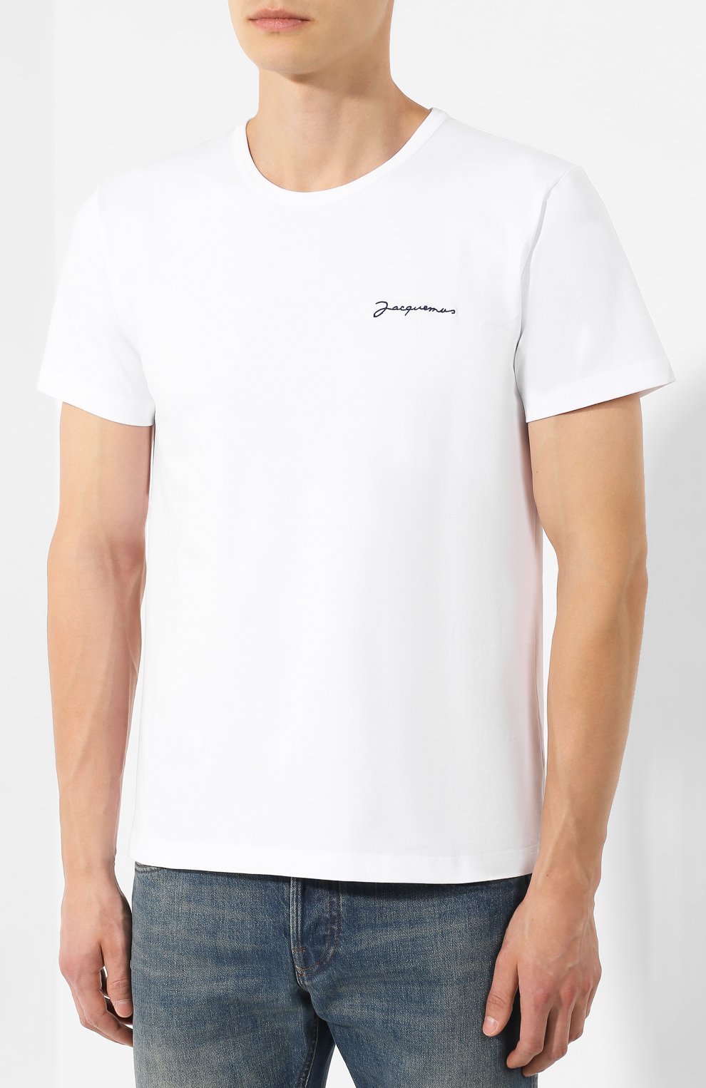 Хлопковая футболка JACQUEMUS, арт. 196JS02/60110, фото 3