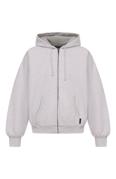 Мужского хлопковая толстовка ГОША РУБЧИНСКИЙ, арт. HD_1401_GREY_MELANGE