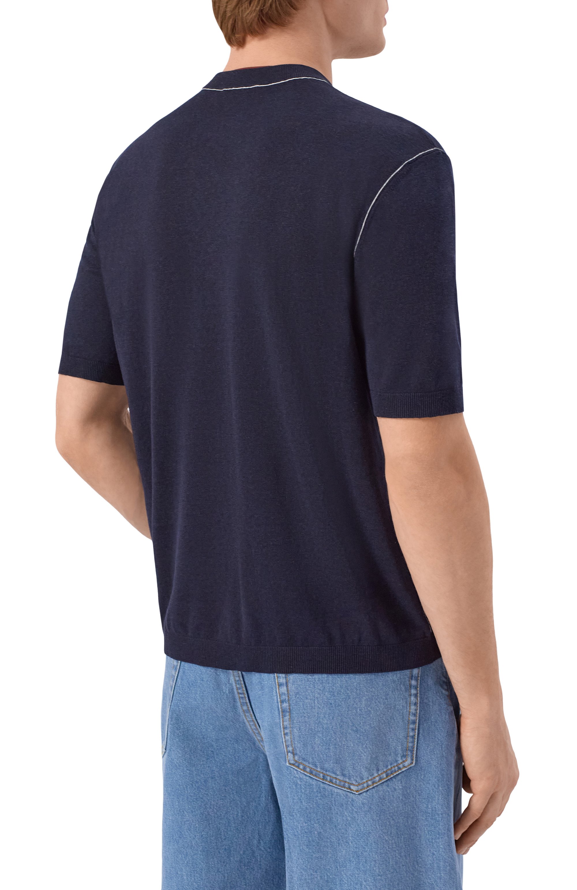 Джемпер из шелка и льна GUCCI, арт. 851828/XKFC8, фото 4