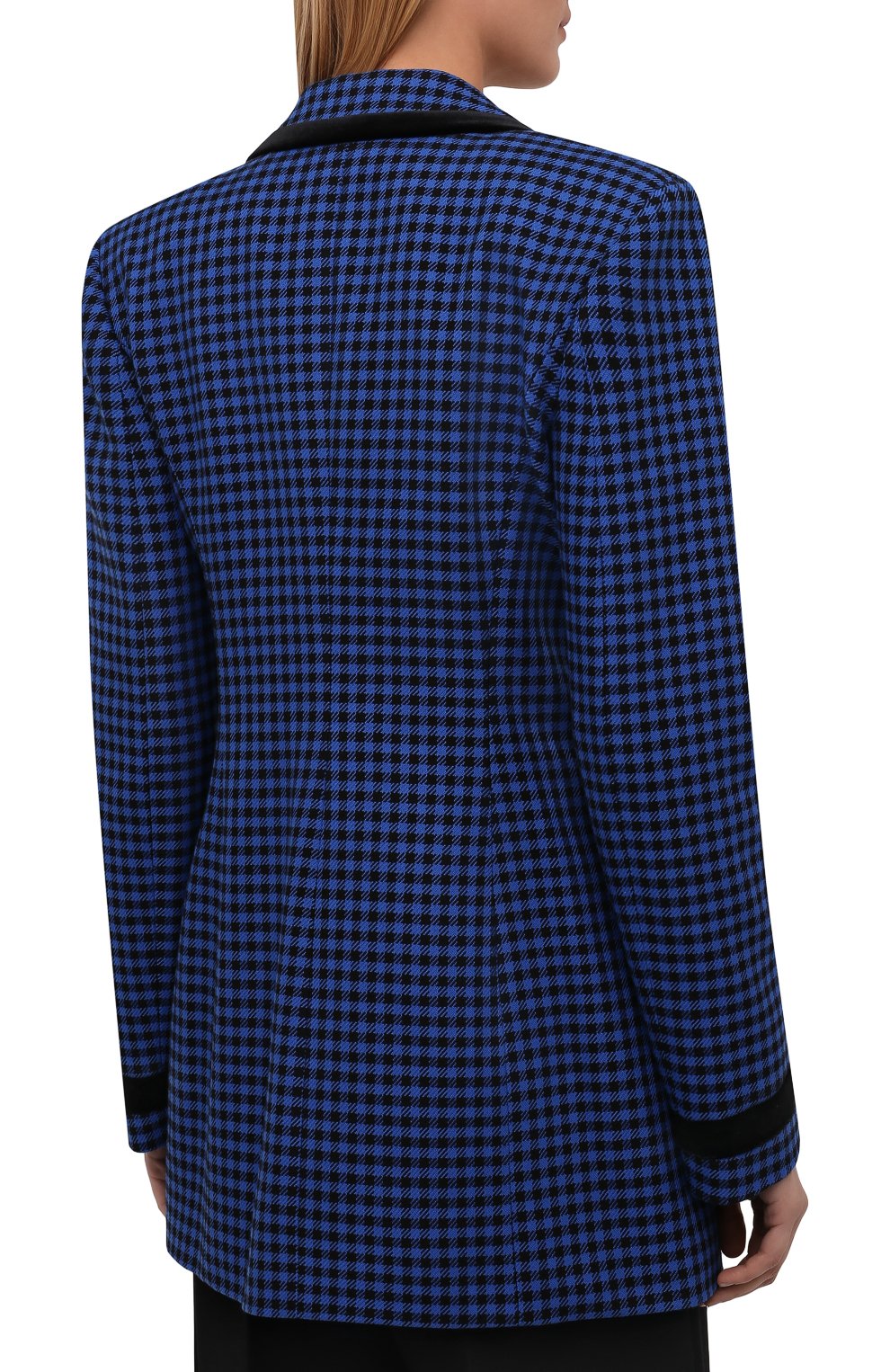Хлопковый жакет VERSACE JEANS COUTURE, арт. 71HAQ7A4-71DP704 JACQUARD DIS VICHY/N0026, фото 4