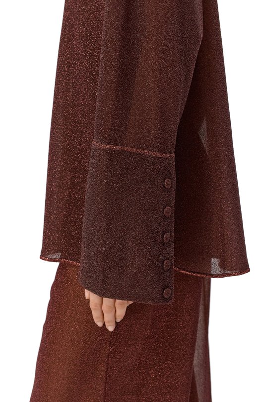 Блузка OSEREE LSF235/LUREX Коричневый  LSF235/LUREX Фото 5