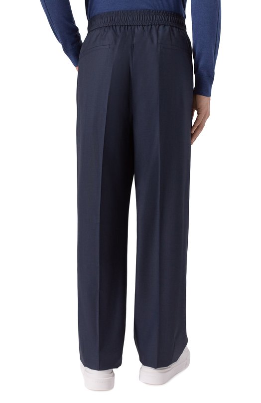 Шерстяные брюки Zilli CPPT07M020740123U Синий  CPPT07M020740123U Фото 4