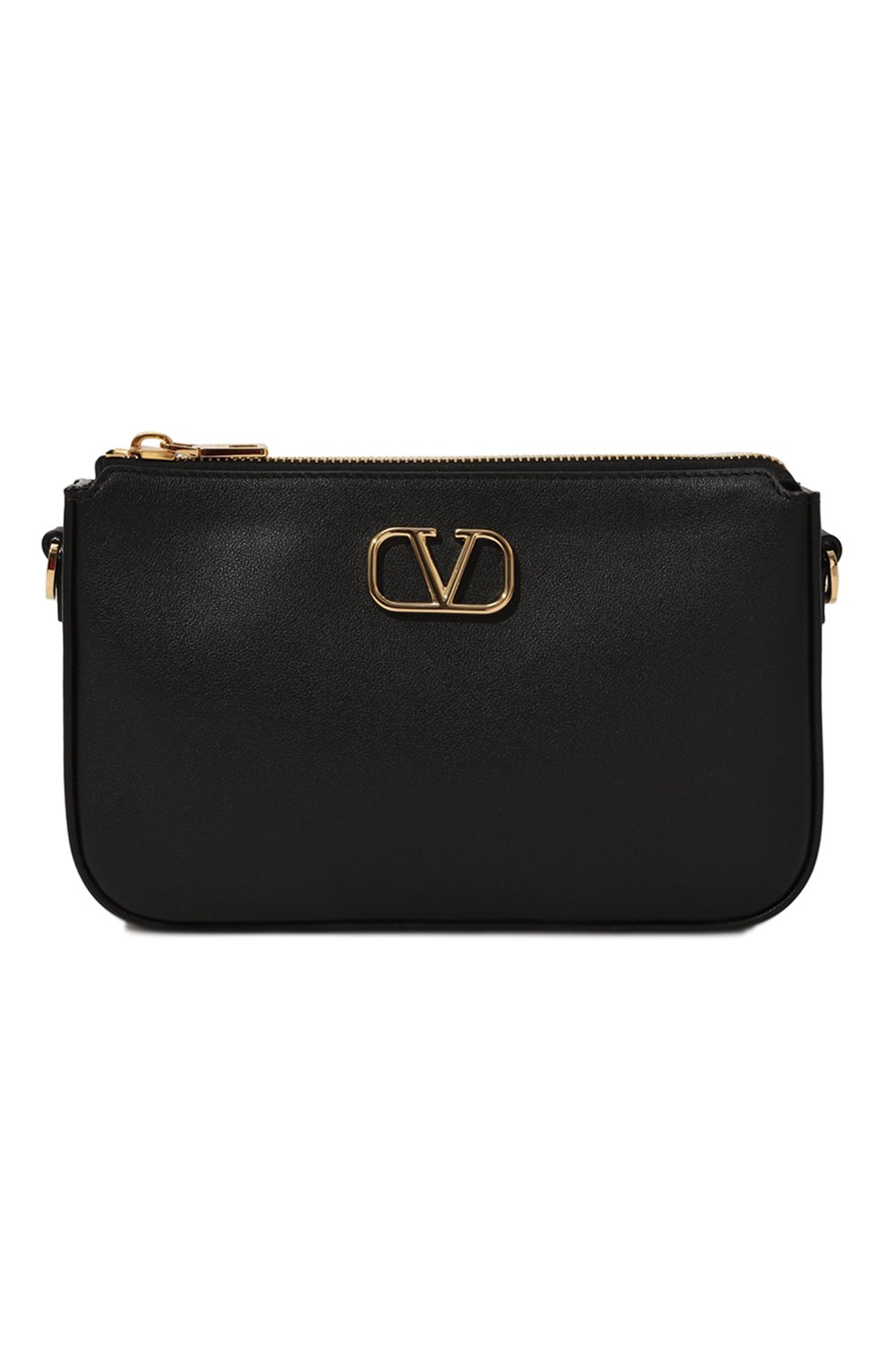 Сумка vlogo signature mini VALENTINO черного цвета по цене 126500 руб., арт. 5W2P0AA9/MIM, фото 1 Сумка vlogo signature mini VALENTINO, арт. 5W2P0AA9/MIM, фото 1
