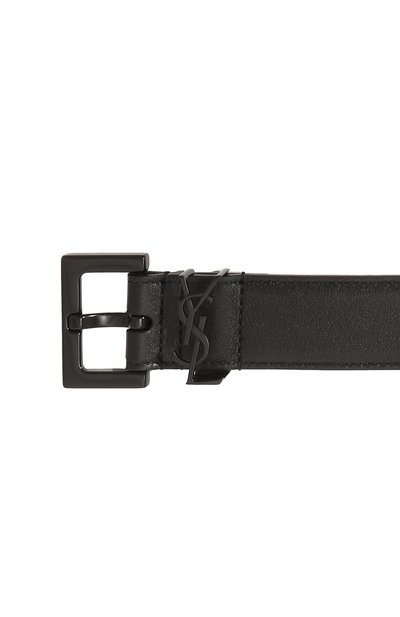 Кожаный ремень SAINT LAURENT, арт. 634440BOO0U, фото 4