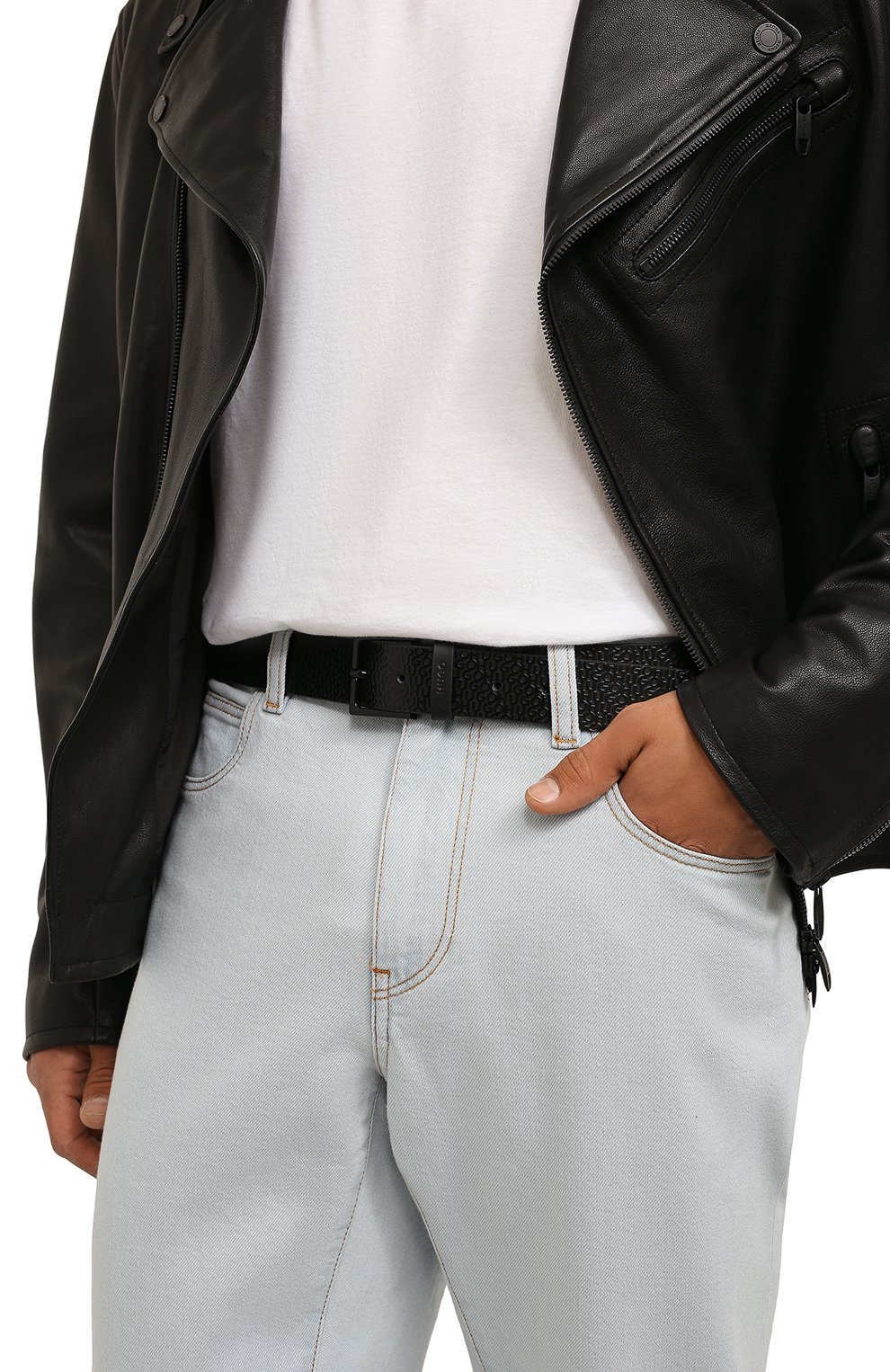 Кожаный ремень HUGO, арт. 50476060, фото 2