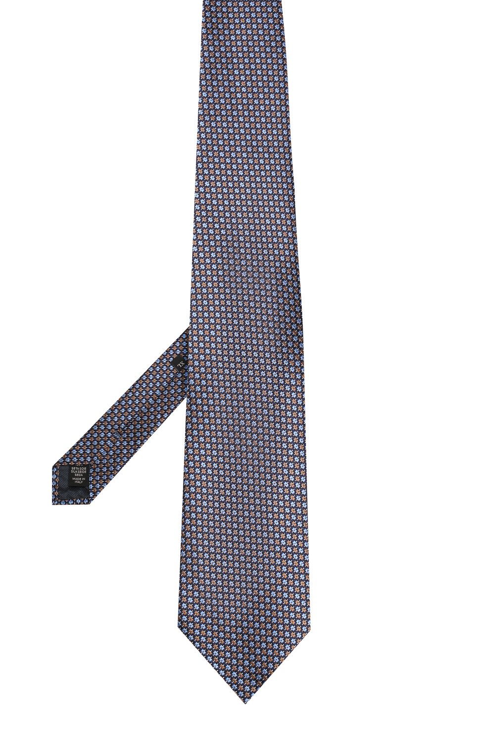 Шелковый галстук с узором ZEGNA, арт. Z3W08/1XW, фото 2