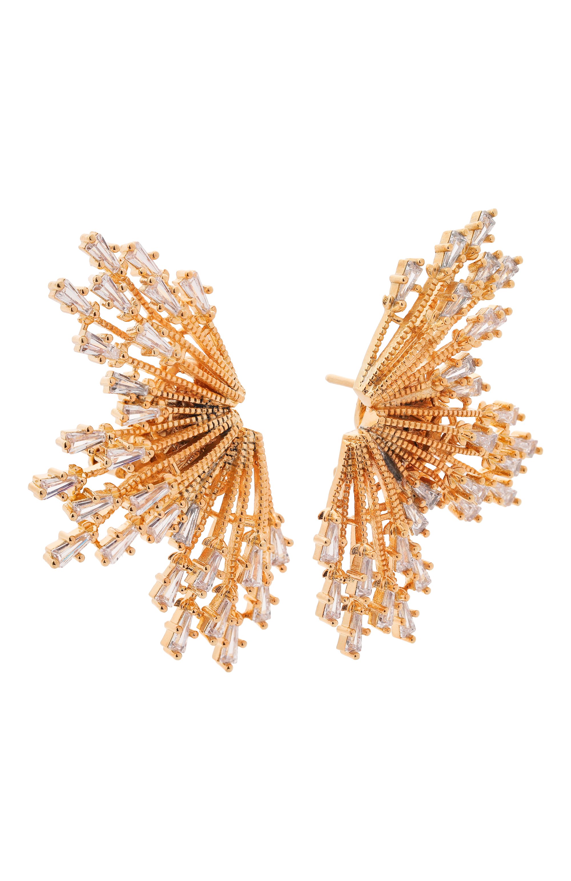 Серьги ANTON HEUNIS золотого цвета по цене 20950 руб., арт. LQM3.38G, фото 3 Серьги ANTON HEUNIS, арт. LQM3.38G, фото 3