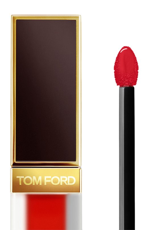 фото Жидкая помада для губ liquid lip luxe matte, оттенок carnal red (6ml) tom ford