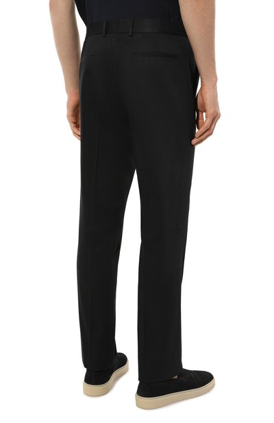 Хлопковые брюки STEFANO RICCI черного цвета по цене 144000 руб., арт. M1TL0MERA2/CTA105, фото 4 Хлопковые брюки STEFANO RICCI, арт. M1TL0MERA2/CTA105, фото 4