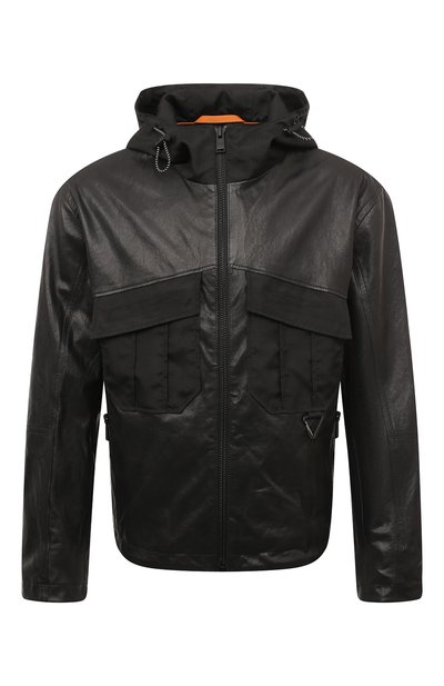 Кожаная куртка BOSS ORANGE, арт. 50485091, фото 1