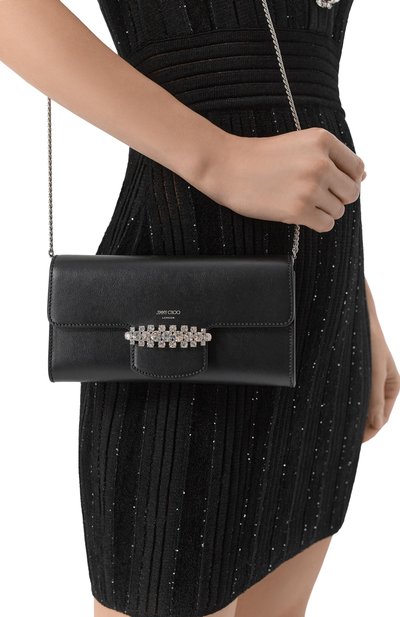 Женский клатч bing JIMMY CHOO, арт. BING WALLET/CHAIN/0CY