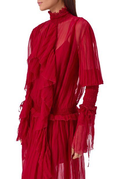 Шелковое платье BLUMARINE, арт. 4A327A, фото 4