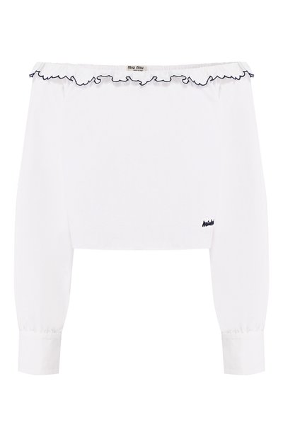 Хлопковый топ MIU MIU, арт. MT1512-SY2-F0009, фото 1