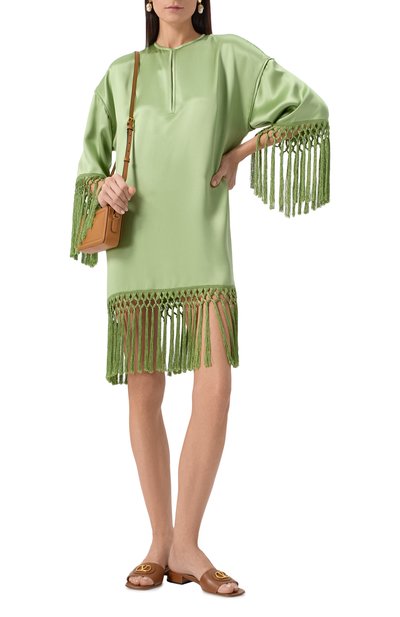 Атласное платье VALENTINO, арт. 6B3VAEP190E, фото 2