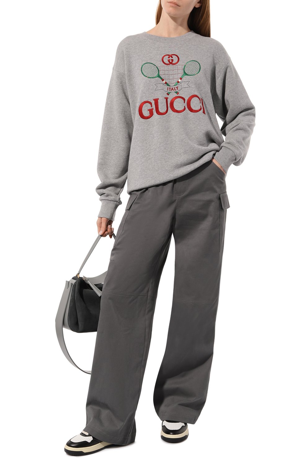 Хлопковый свитшот GUCCI, арт. 469250 XJBIY, фото 2