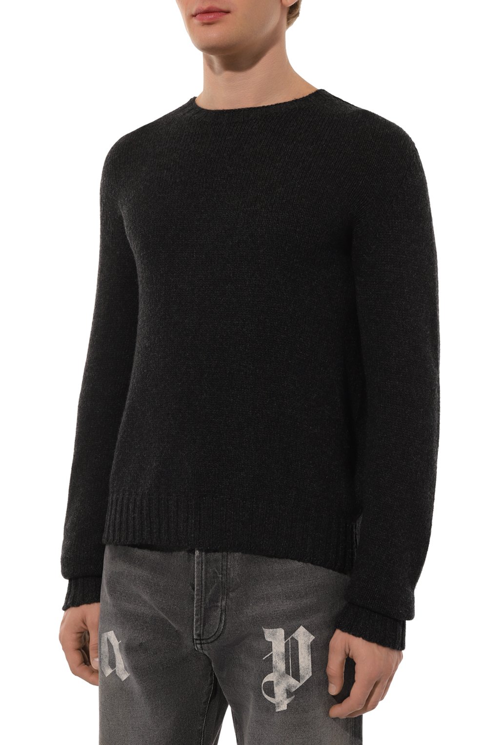 Джемпер из шерсти и вискозы PALM ANGELS, арт. PMHE027F24KNI001, фото 3