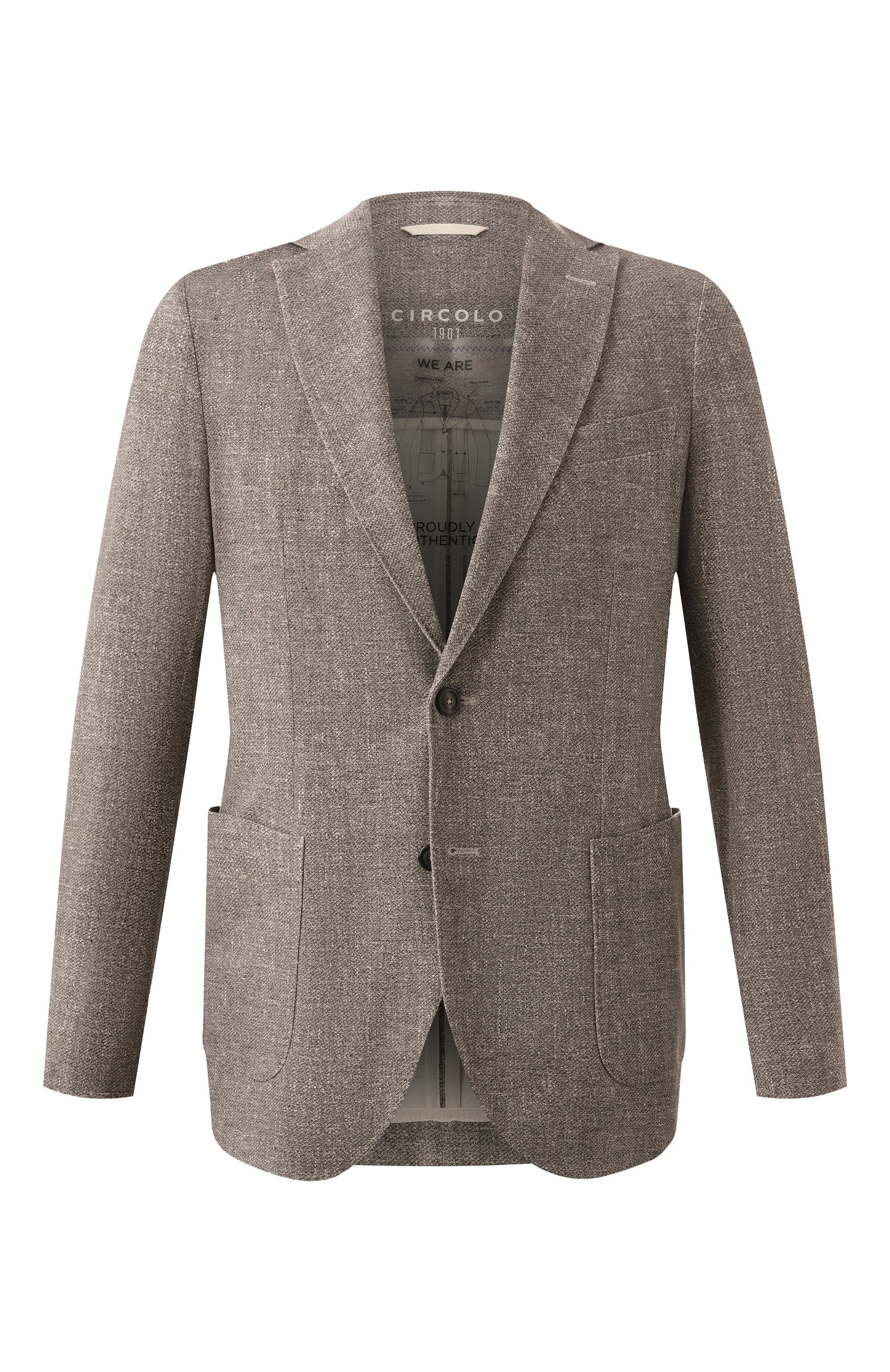 Хлопковый пиджак CIRCOLO 1901, арт. CN4776, фото 1