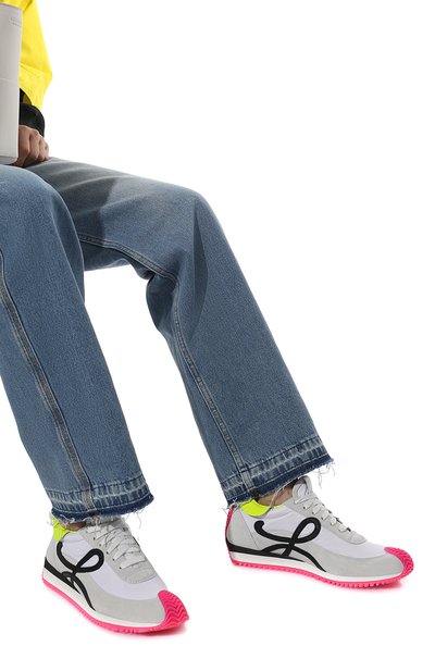 Комбинированные кроссовки flow runner LOEWE, арт. L815282X56, фото 3