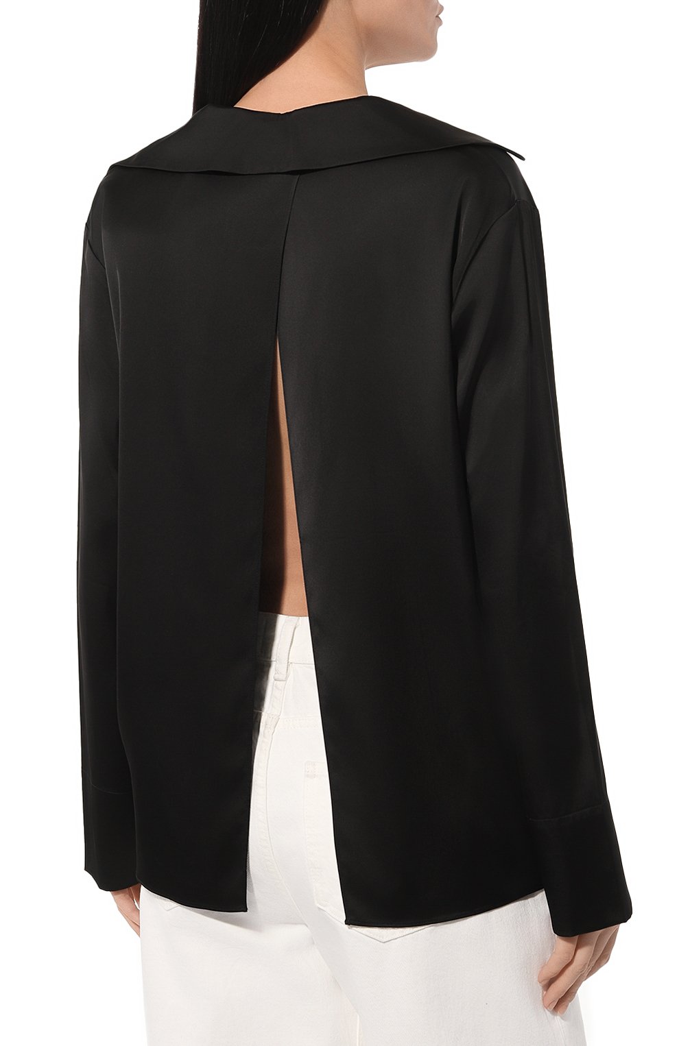 Атласная блузка JACQUEMUS, арт. 22E/213SH103-1000, фото 4