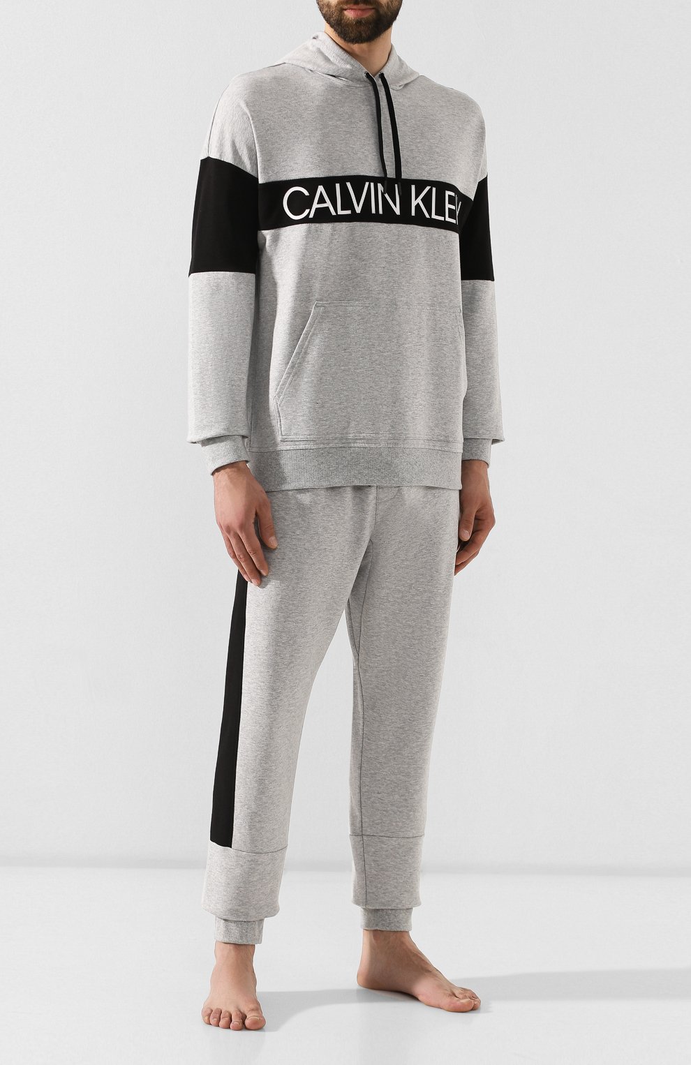 Хлопковое худи CALVIN KLEIN, арт. NM1633E, фото 2