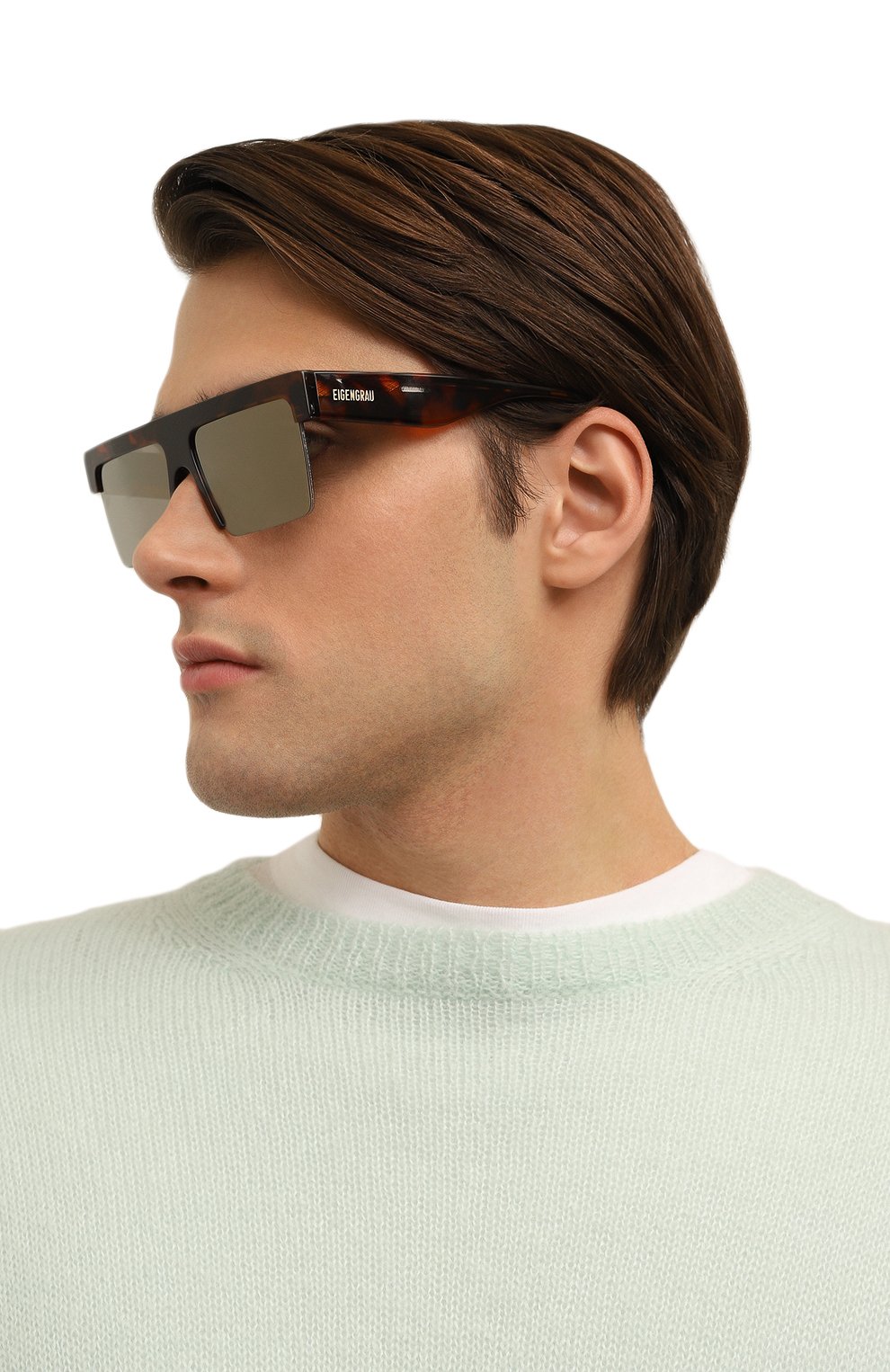 Солнцезащитные очки EIGENGRAU коричневого цвета по цене 33000 руб., арт. 221HZ-EBR, фото 3 Солнцезащитные очки EIGENGRAU, арт. 221HZ-EBR, фото 3