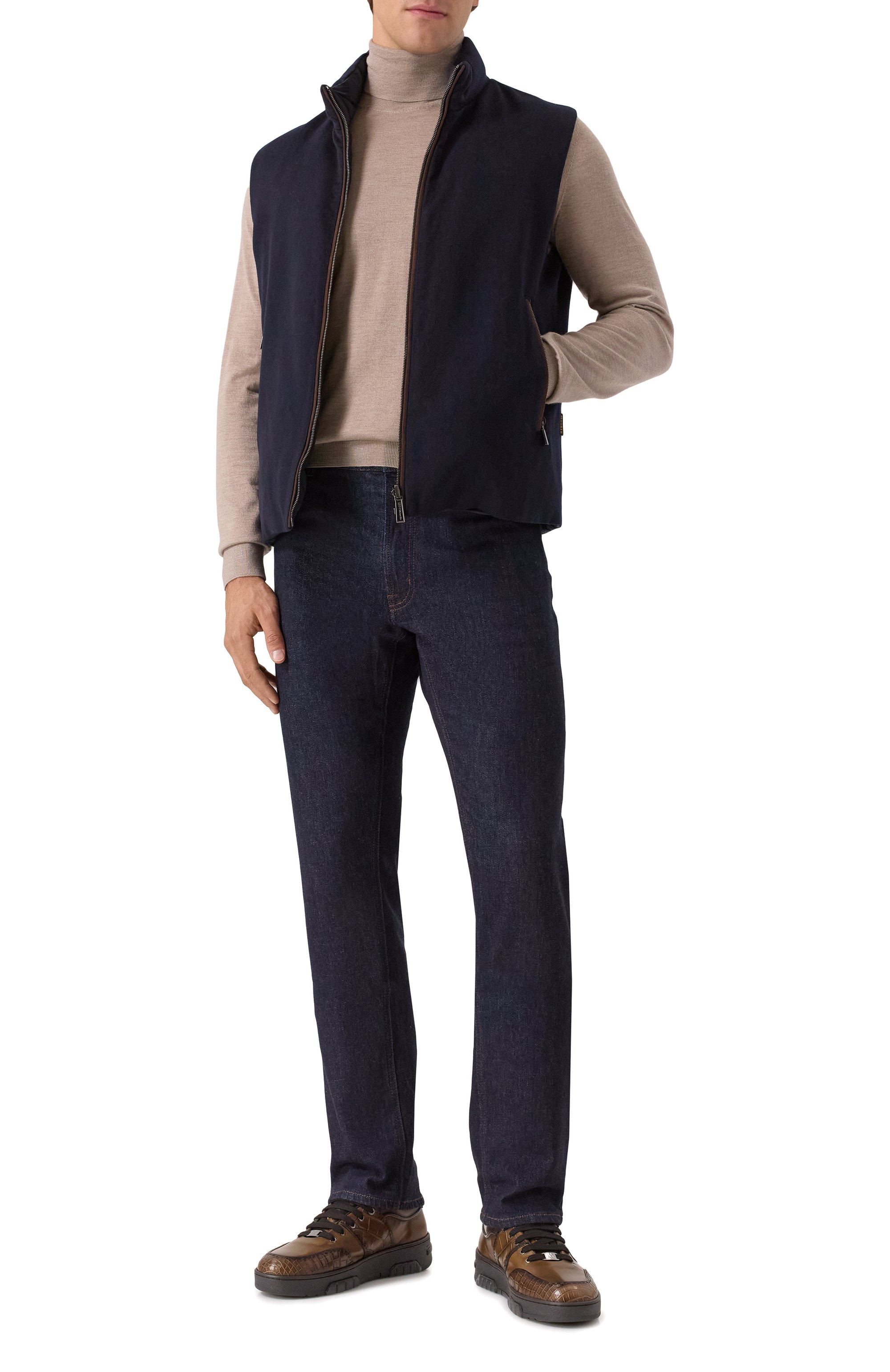 Двусторонний пуховый жилет falieri-ls9 MOORER, арт. FALIERI/LS9, фото 2