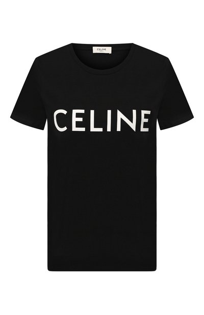 Женская хлопковая футболка CELINE, арт. 2X314916G