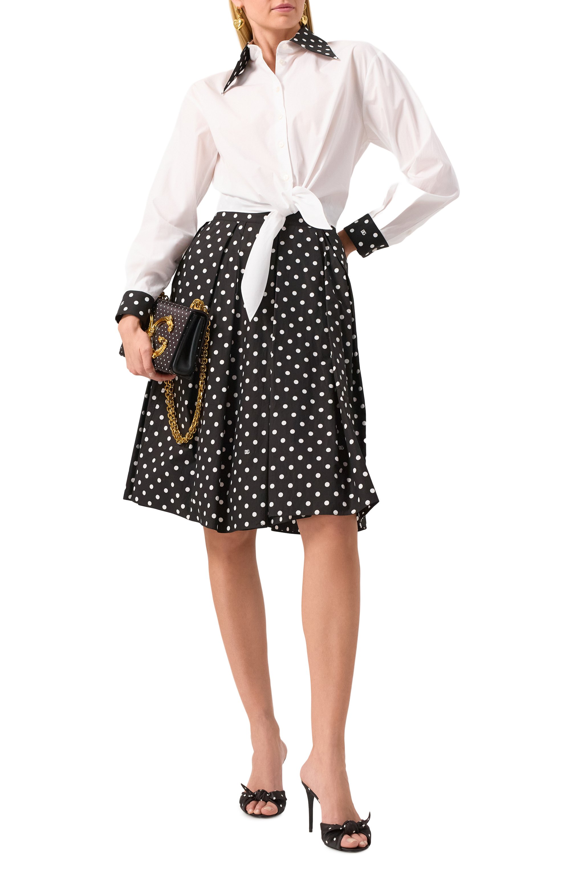 Хлопковая рубашка DOLCE & GABBANA, арт. F5P61T/GDCM0, фото 2