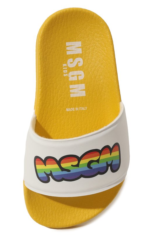 Шлепанцы MSGM kids Разноцветный, фото 4