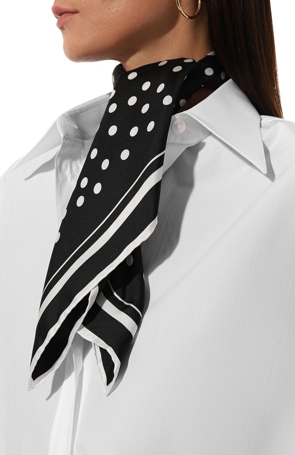 Шелковый платок DOLCE & GABBANA, арт. FN092R/GDCF1, фото 2